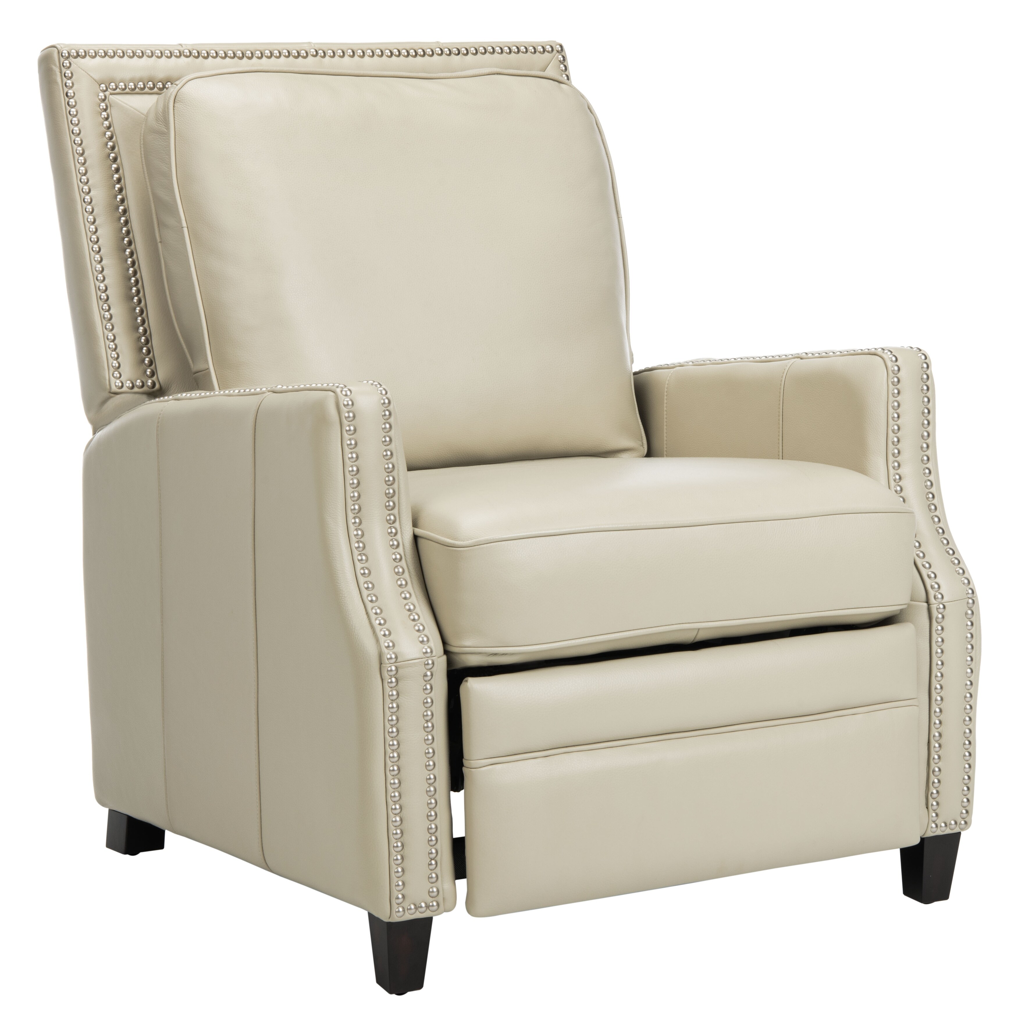 Safavieh buddy cheap italian leather recliner